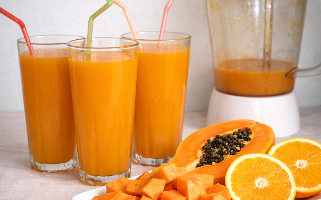 Smoothie Papaye et Orange : Le duo détox pour un confort intestinal parfait