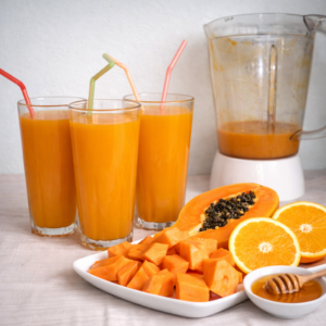 Smoothie papaye et orange