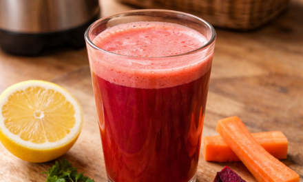 Jus Détox Carotte Betterave et Citron :  Nettoyage du Foie :