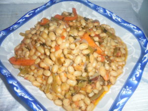 Recette,cuisine, haricots, sautés