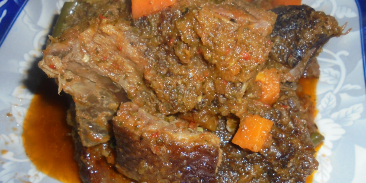 Recette de Rôti de Porc-épic fumé aux petits légumes