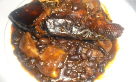 Recette de Macabo Malaxé aux Haricots Noirs