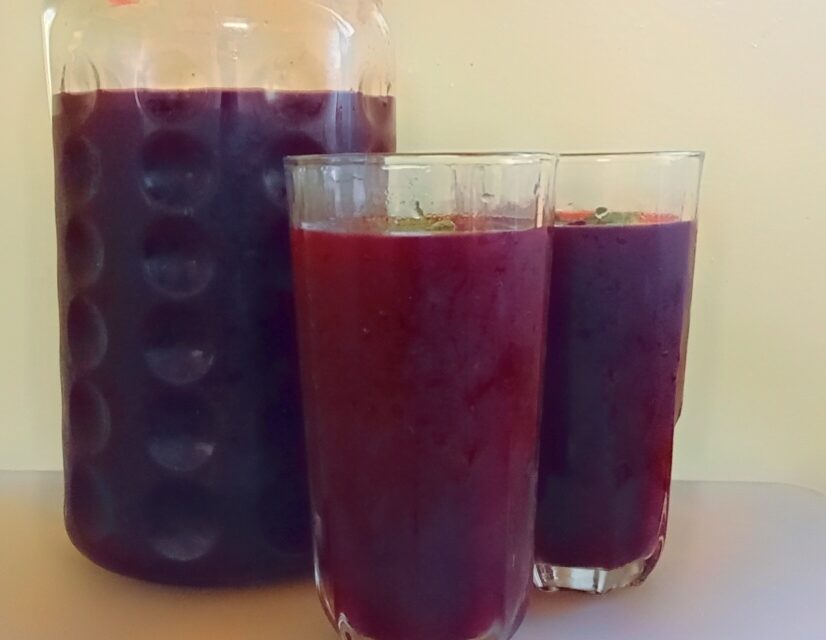 Recette Jus de Foléré (Bissap) à l&rsquo;Ananas et à la Menthe