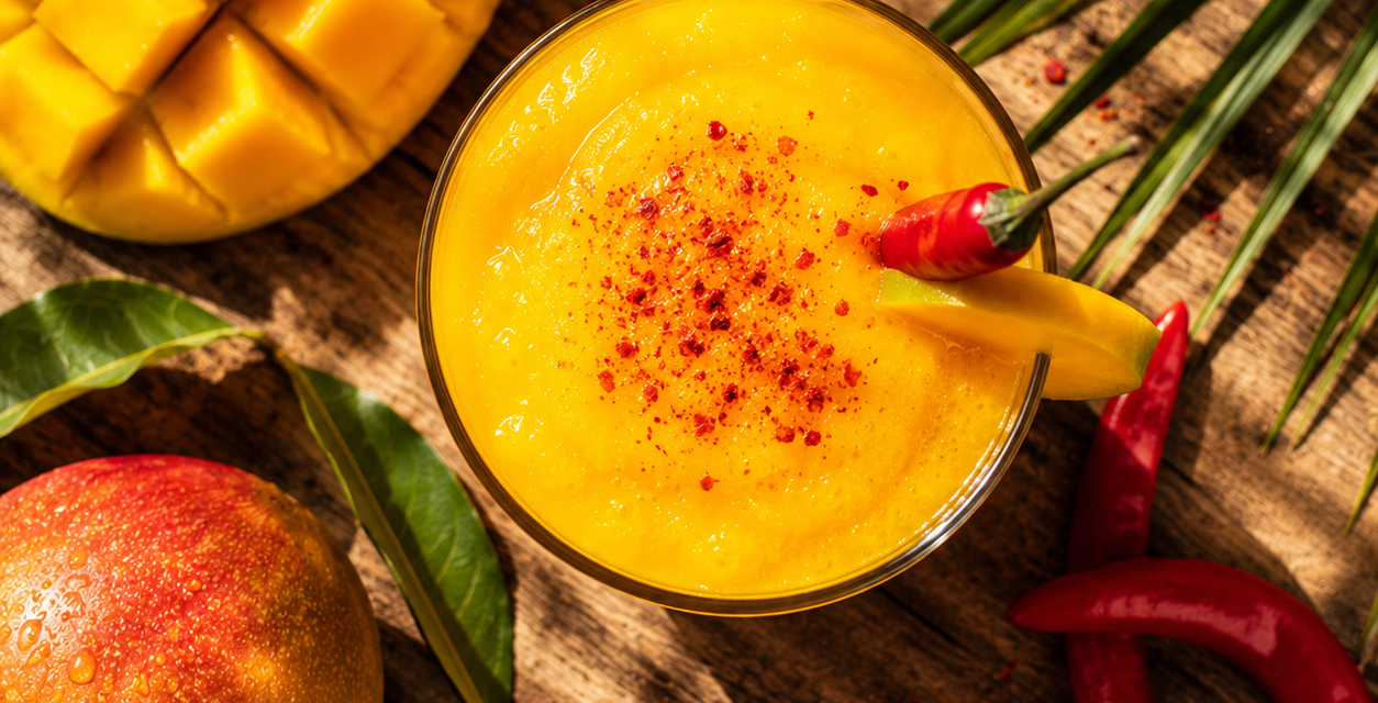 Jus Mangue, Citron Vert & Piment: le boost métabolisme tropical