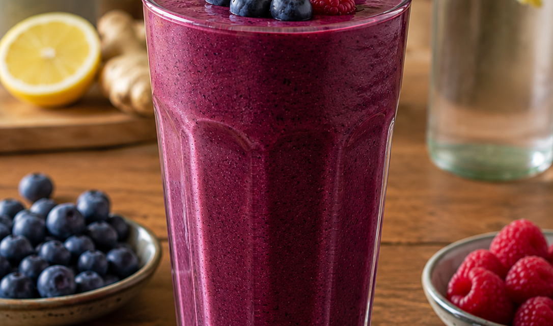 Recette Smoothie Fruits Rouges Détox Léger