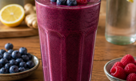 Recette Smoothie Fruits Rouges Détox Léger