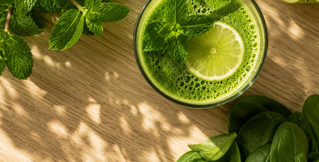 Jus Épinards, Pomme & Menthe : votre allié ventre léger et énergie
