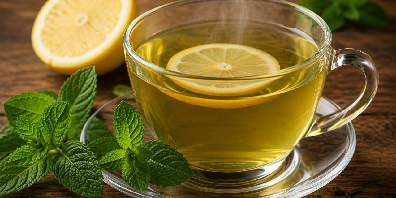 Infusion Thé Vert Citron Énergie Sain
