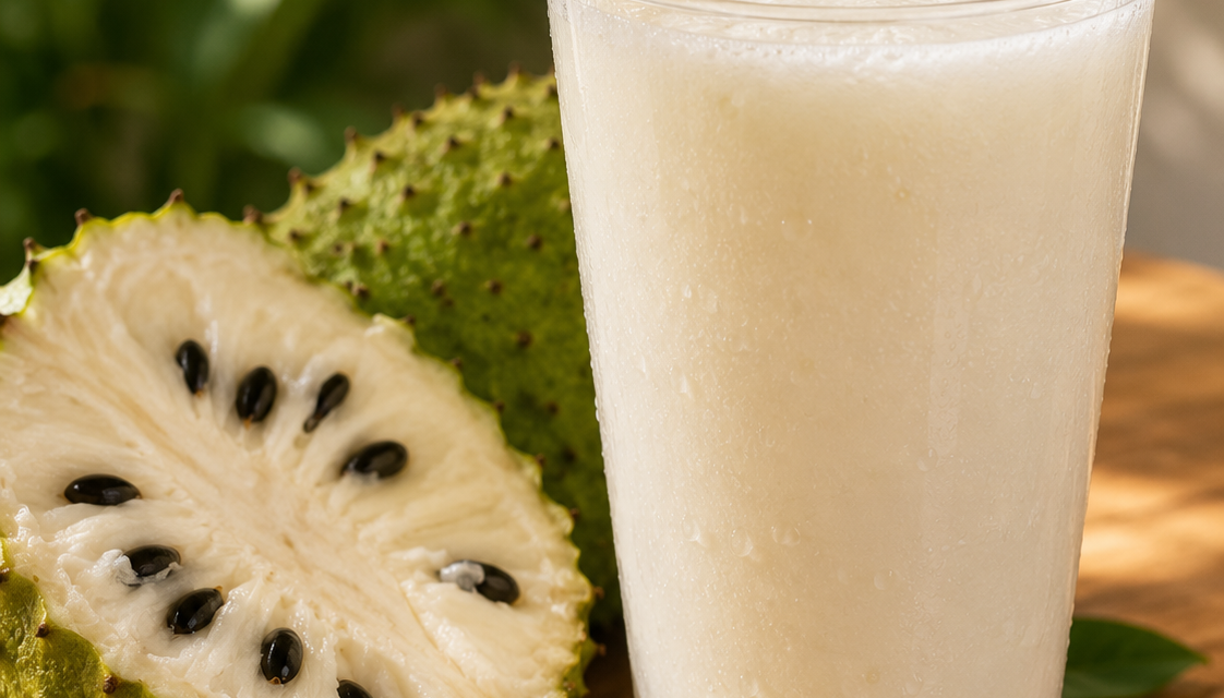 Recette Jus de Corossol Naturel et Crémeux